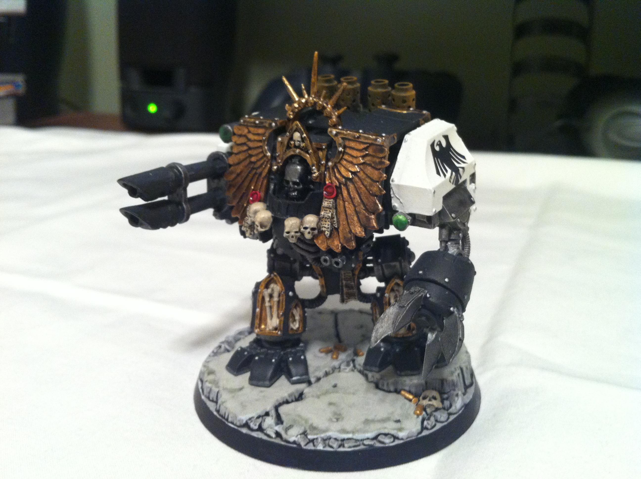 Chaplain, Contemptor, Dreadnought, World, Raven Guard, Space